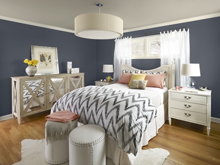 Benjamin Moore Color Trends 2013 New Traditional blue bedroom 2